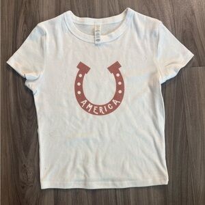 America Women’s Baby Graphic T Shirt